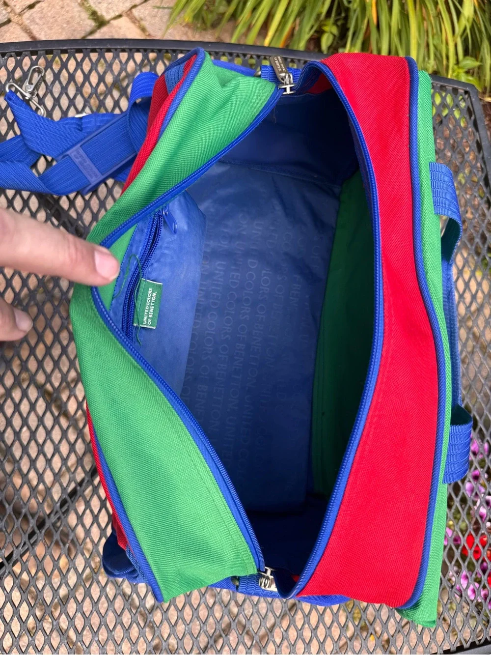 United Colors Of Benetton canvas duffel